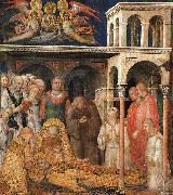 Simone Martini The Death of St.Martin oil on canvas
